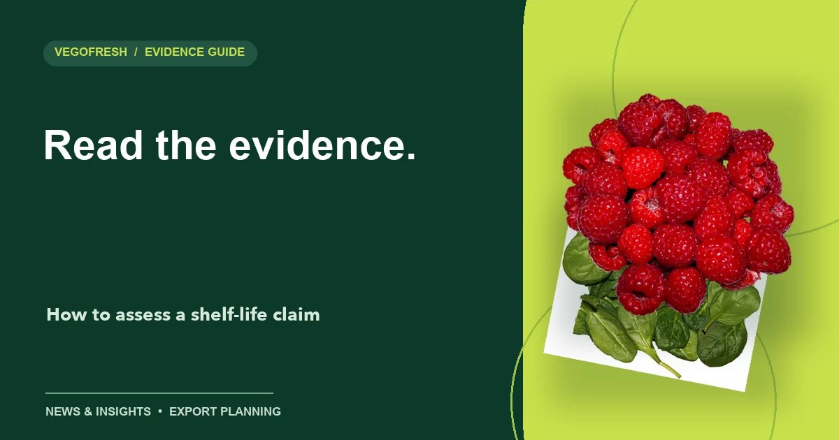 Raspberries and spinach illustration with the headline Read the evidence.